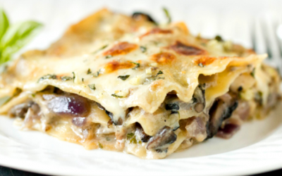 Roasted Pumpkin and Mushroom Lasagne