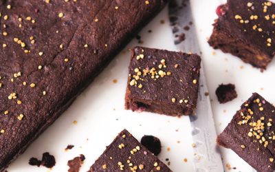 Hillary’s Sweet Potato and Cranberry Brownies