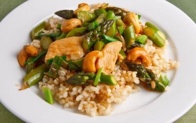 Chicken and cashew nut stir-fry